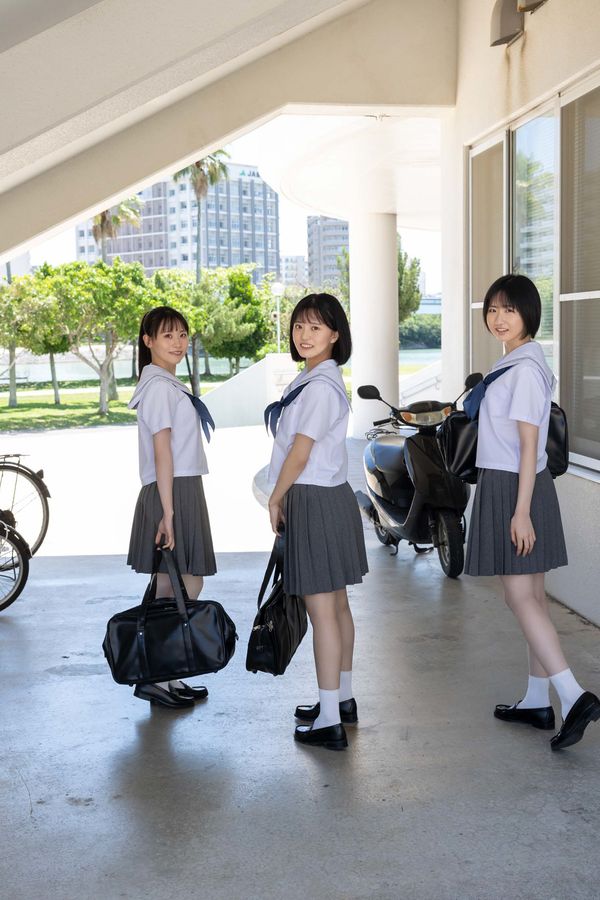 [图片3]-かすみ草とステラ 有岡ちひろ・小柴美羽・比賀ハル写真集【複雑な関係】高清全本[84P]插图-猩猩图库-日系偶像写真集高清套图分享站