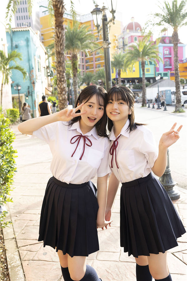 [图片6]-佐々木ほのか＆白滨美兔写真集【デュエット】高清全本[90P]插图-猩猩图库-日系偶像写真集高清套图分享站