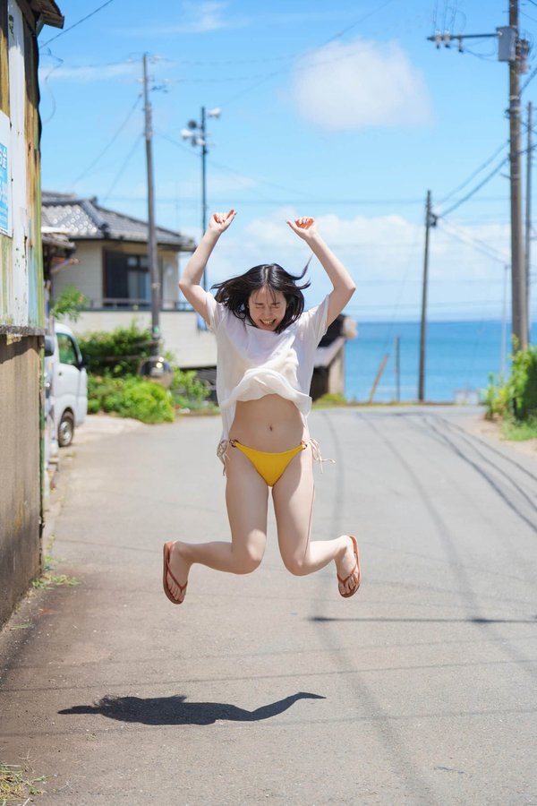 [图片7]-白滨美兔写真集【君と僕の夏合宿】高清全本[67P]插图-猩猩图库