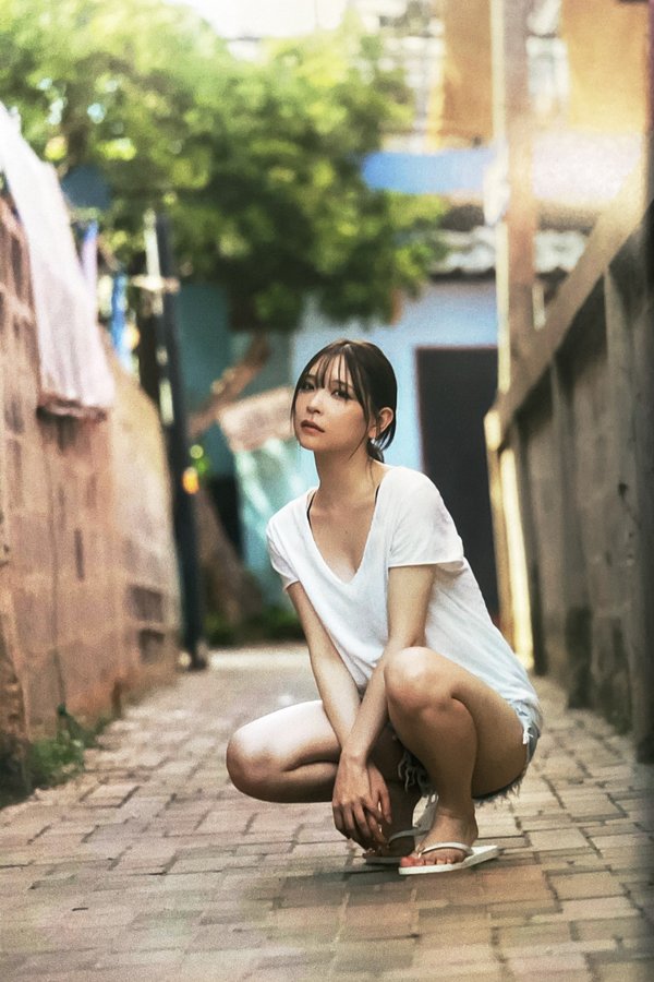 [图片5]-あまつまりな写真集【AS IF】高清全本[132P]插图-猩猩图库