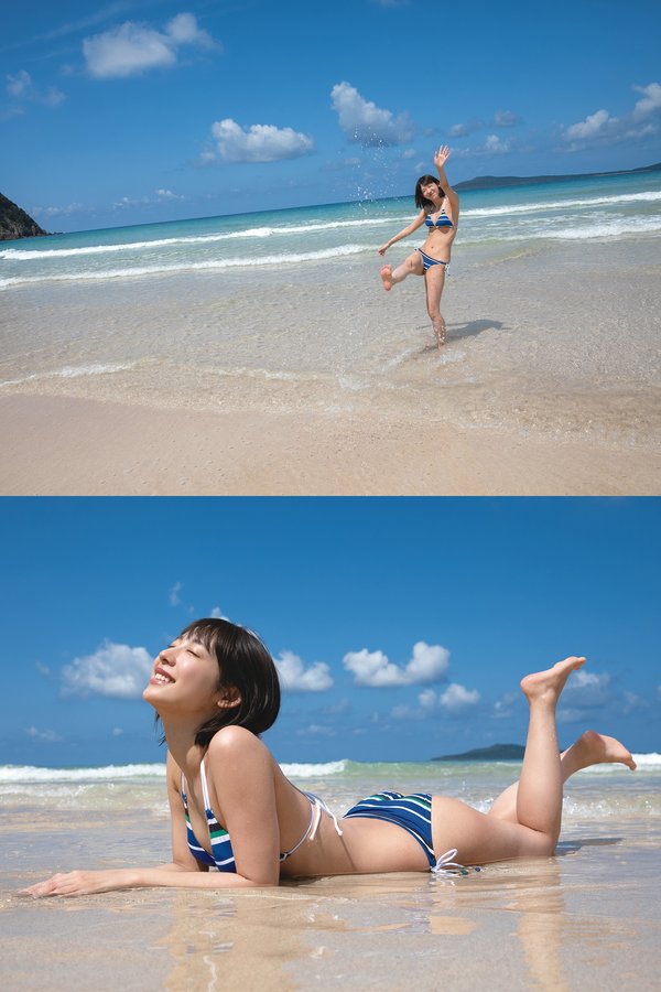 [图片3]-吉泽朱音写真集【みなとみないと】高清全本[155P]插图-猩猩图库